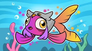 ¡ME CONVERTI en 100 PECES TONTOS! 😮🐠LIAH en I AM FISH COMPLETO💧🐟