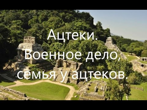 Цивилизация ацтеков. Семья у ацтеков. Построение империи. Ведение войн.