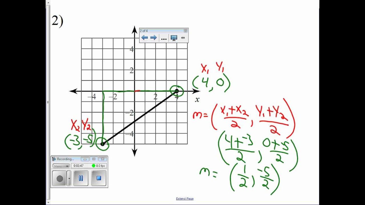 midpoint-formula-including-finding-the-missing-endpoint-youtube