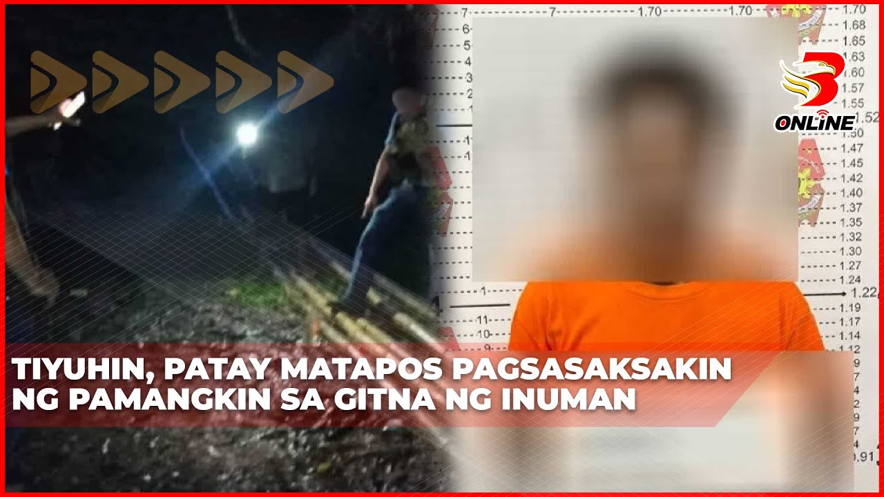 Tiyuhin, patay matapos pagsasaksakin ng pamangkin sa gitna ng inuman