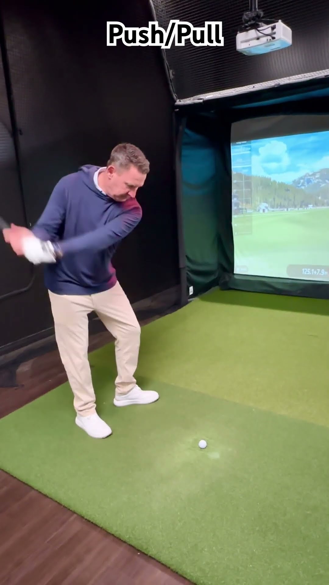 Half swing drill with the Push/Pull. #golf #golftips #ott #miracleswing #golfswing
