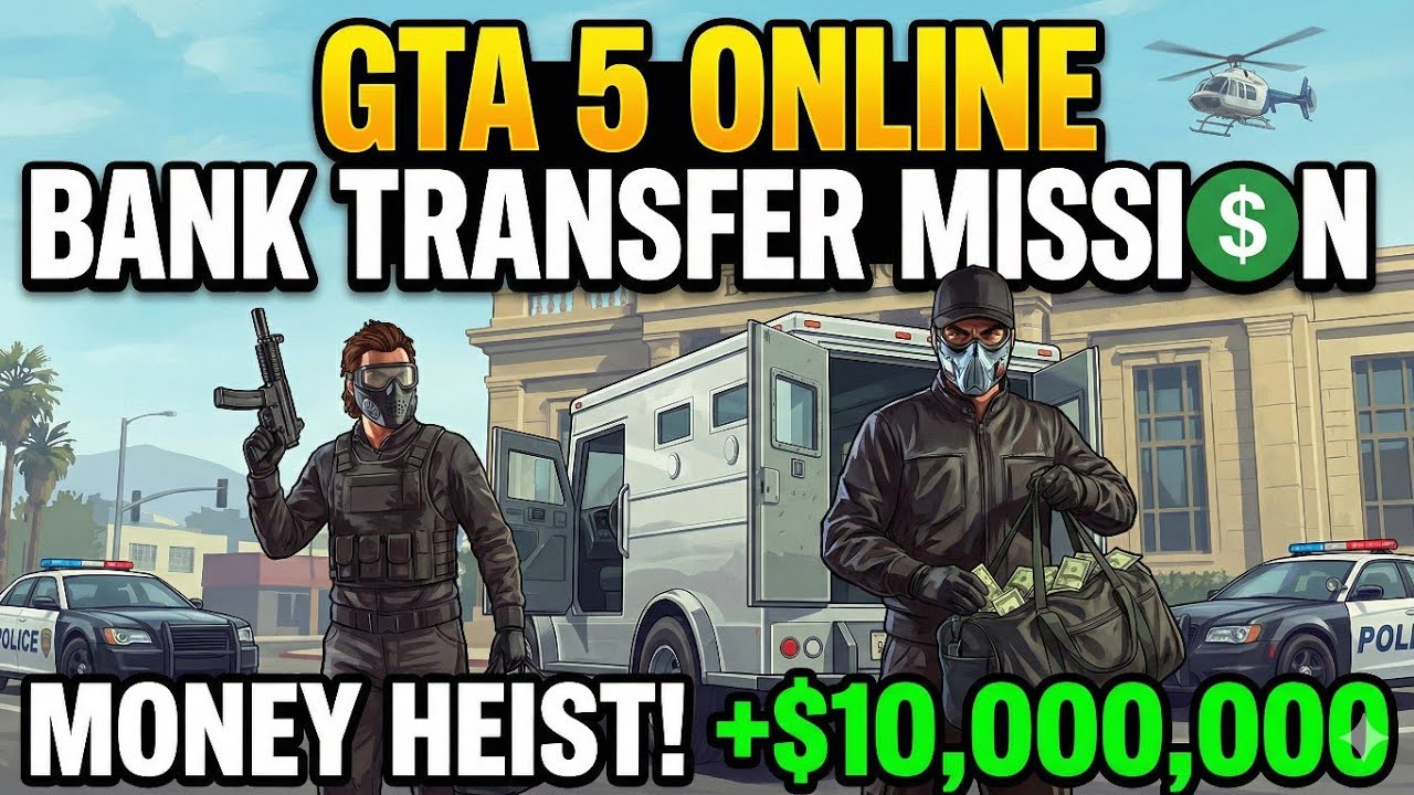 BANK MONEY HEIST || $10,000,000 || GTA 5 ONLINE