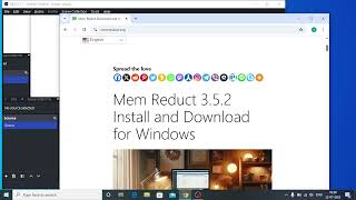 how to clean your ram using mem reduct application with screen reader screenshot 3