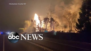 Hundreds of homes destroyed as wildfires burn in multiple states l GMA