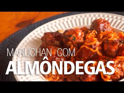 RECEITA MACARRÃO COM ALMÔNDEGAS FÁCIL