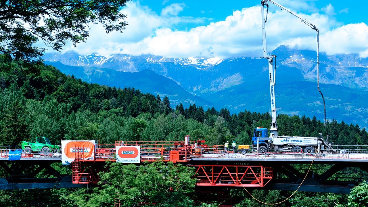 Clavage du pont de Saint-Gervais Mont-Blanc 18 juin 2012 construction ...