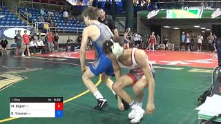 113 Lbs Rnd Of 32 Michael Bigler California Vs Richard Treanor North Carolina
