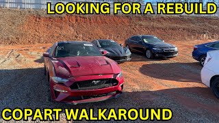 SEARCHING FOR A NEW REBUILD COPART WALKAROUND