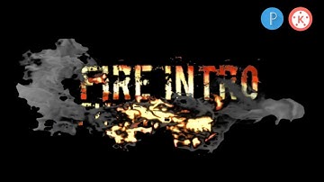 How to CREATE FIRE TEXT EFFECT INTRO using KINEMASTER 2020