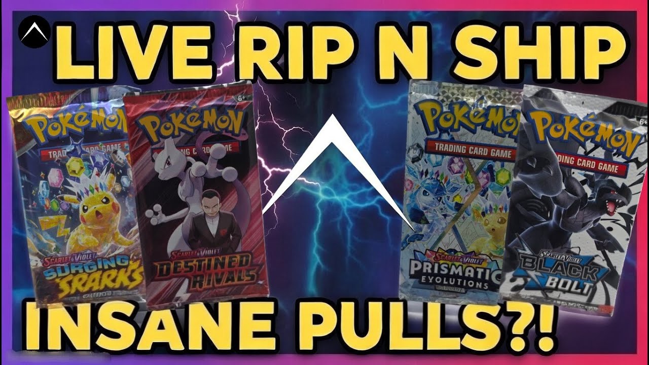 POKEMON LIVE RIP & SHIP BOUNTY  #Pokemon #pokemontcg #tcg #ripandship #tradingcards #live #game