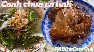 Canh Chua Cá Linh Nấu Đậu Rồng Bắp Cải | Một Bữa Cơm Quê 