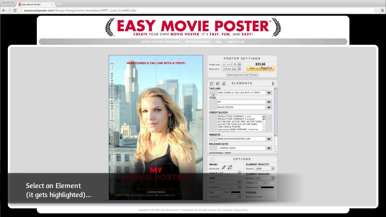 Create your Movie Poster in just a few steps! YouTube