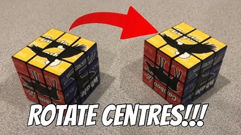 How To Rotate Centres On A 3x3!