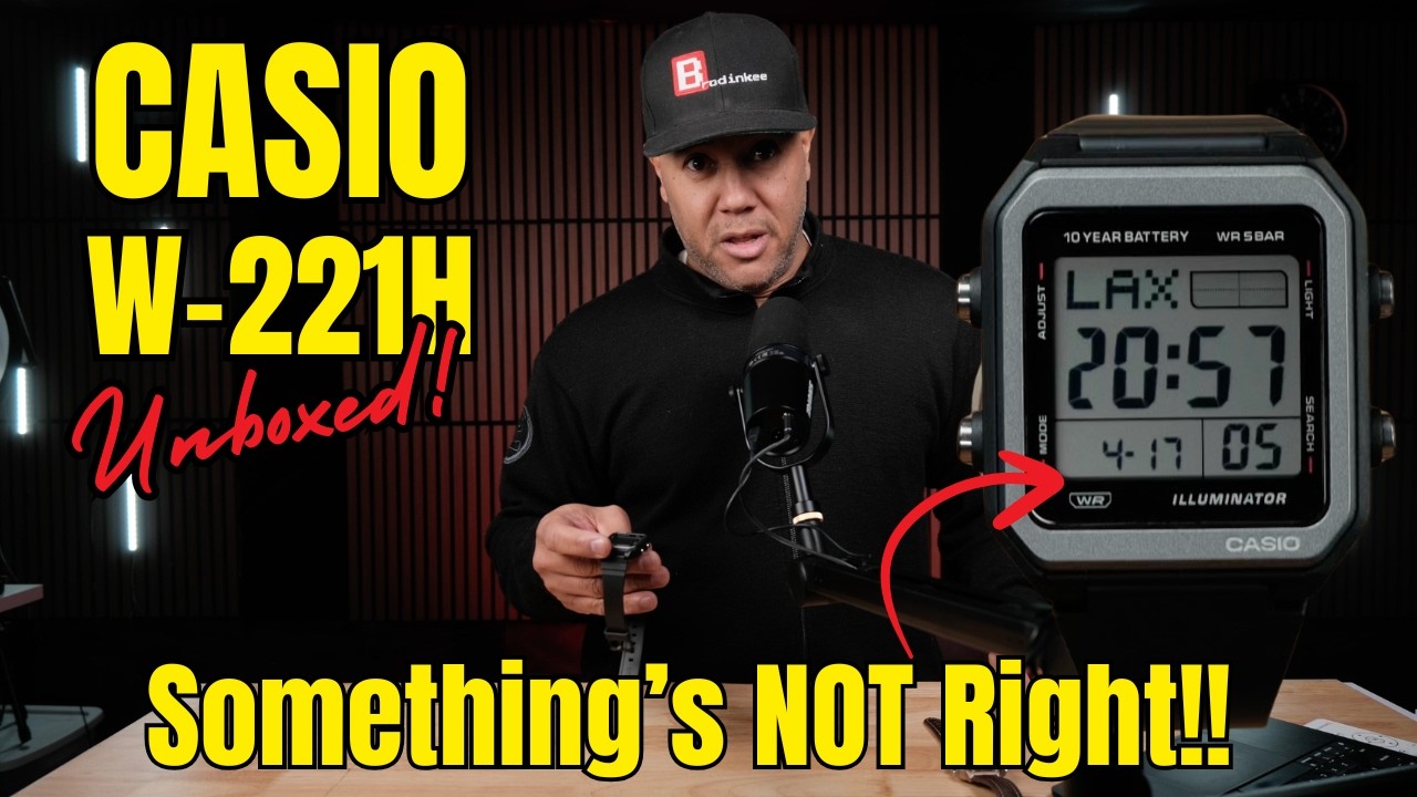 CASIO W-221h World Time UNBOXED n SCAMMED!? | Something's NOT
