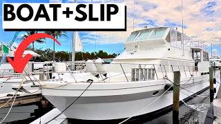 One of Florida's Rarest Yacht Opportunities! $419K YACHT & $479K Slip 60' Novatech Islander