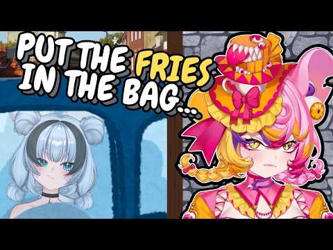 Arisa and PokoPokyu Play Cooking Simulator Together and Delete Salads Forever