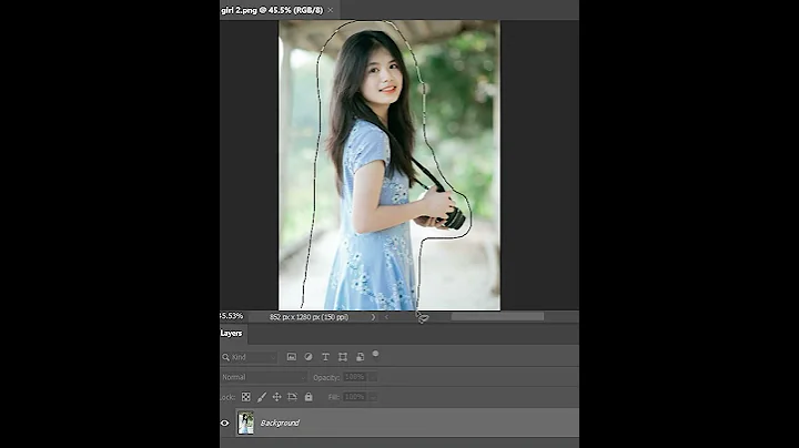 How to remove background in any image by using photoshop