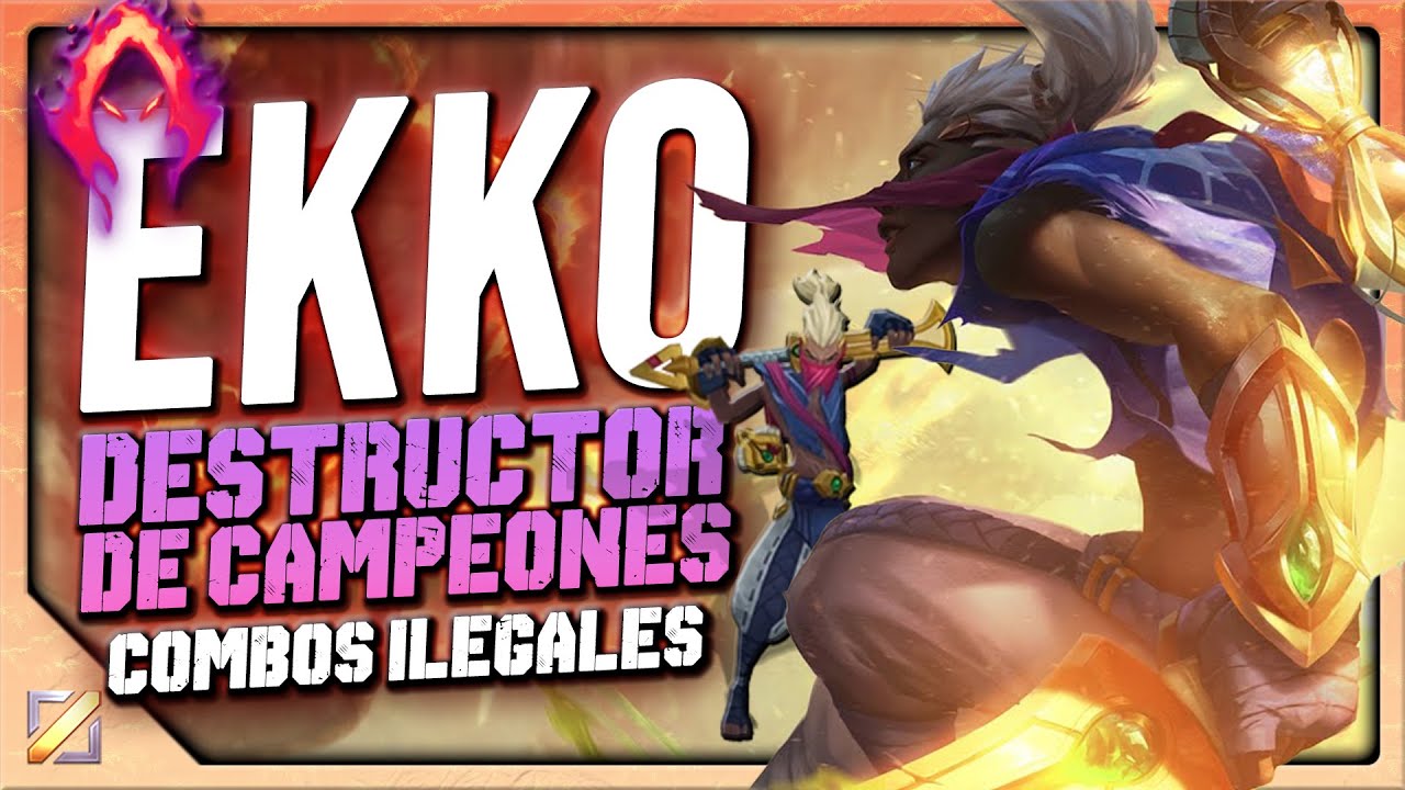 🤢 EKKO VOMITIVO 😉 ¡¡SOY UNA BESTIA y NO ME DOMAN!! - COMO JUGAR EKKO MID en la S14 en ESPAÑOL 🧠