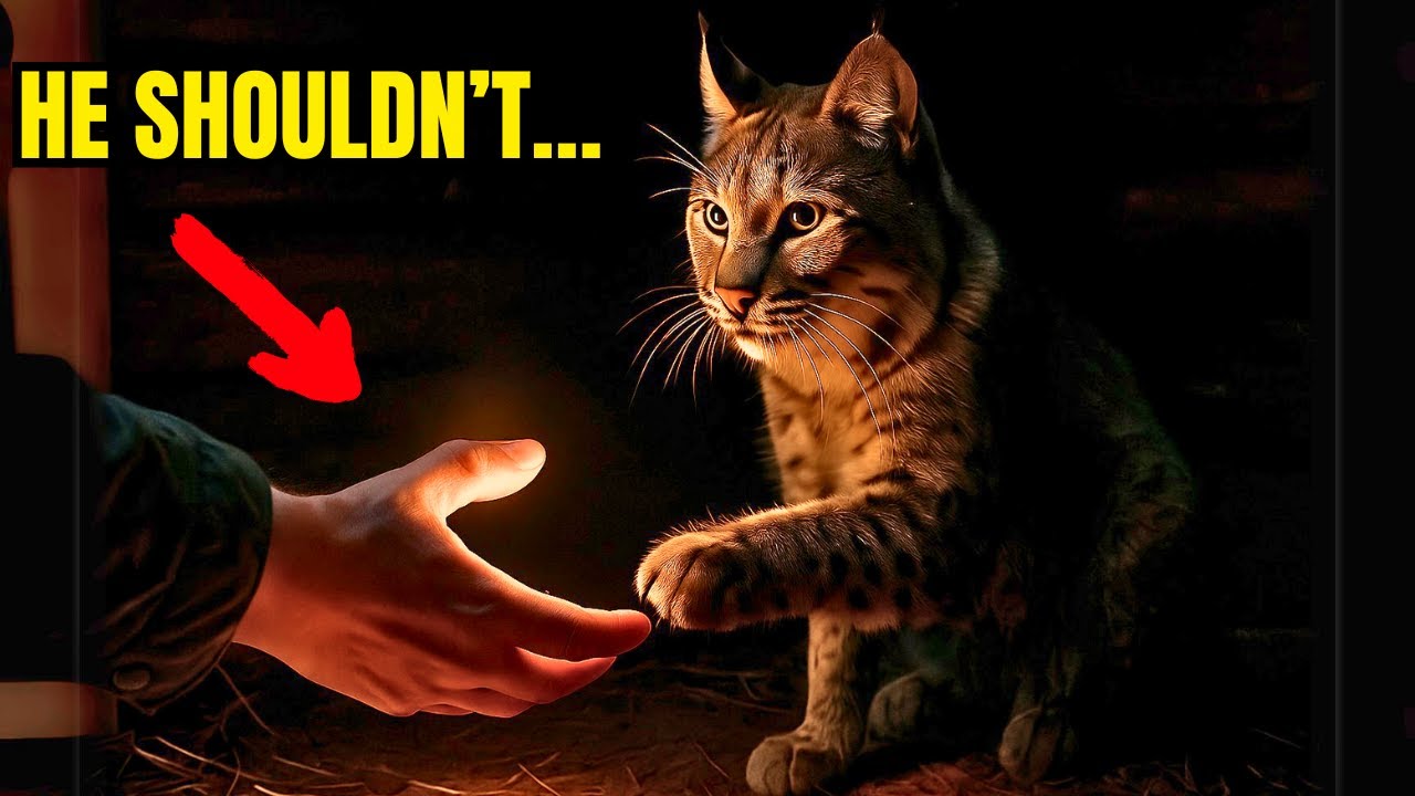 Everyone warned the man not to approach the bobcat – but what he did next was UNTHINKABLE!