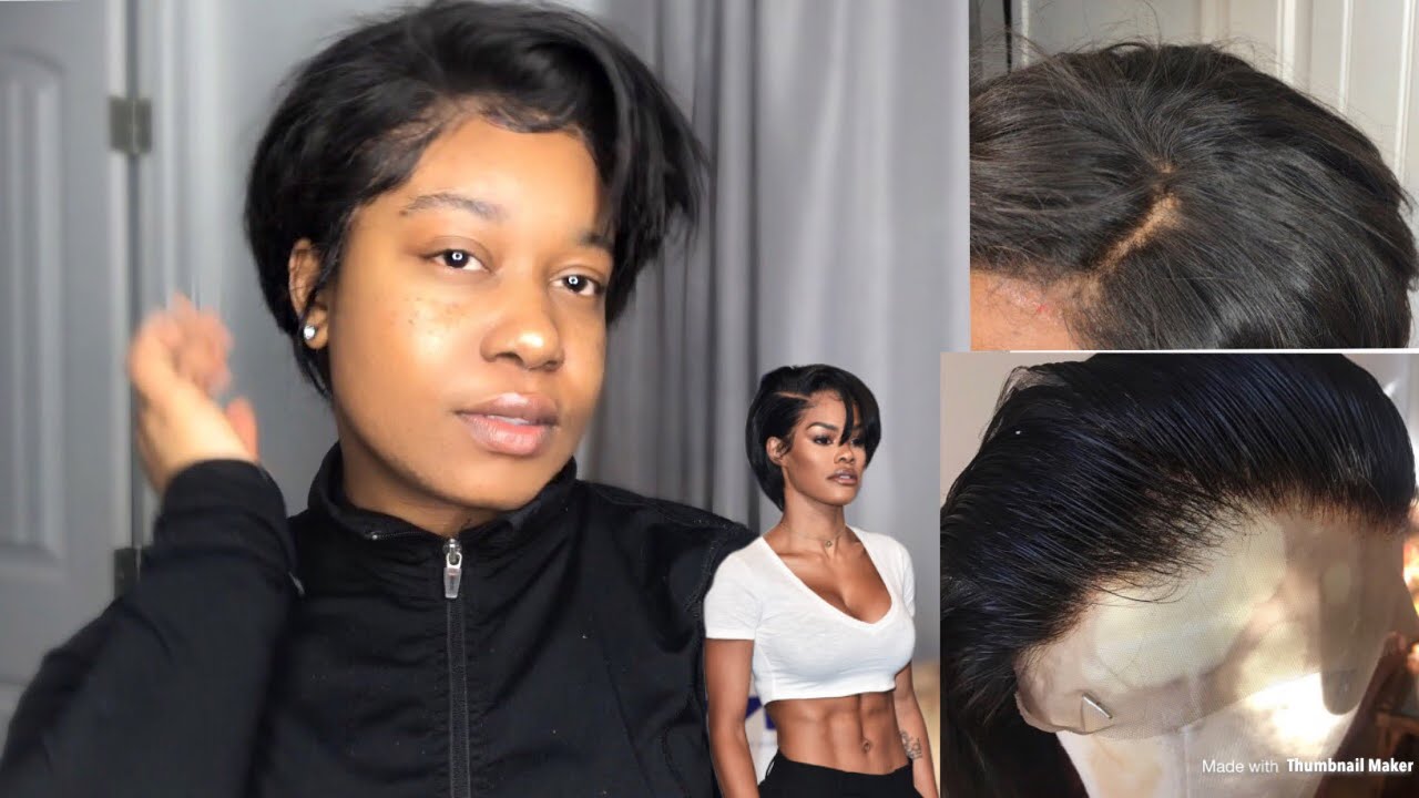 Teyana Taylor inspired short bob / pixie cut  prom 2018 