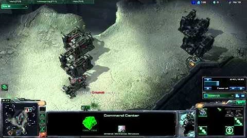 Funny Terran proxy rush