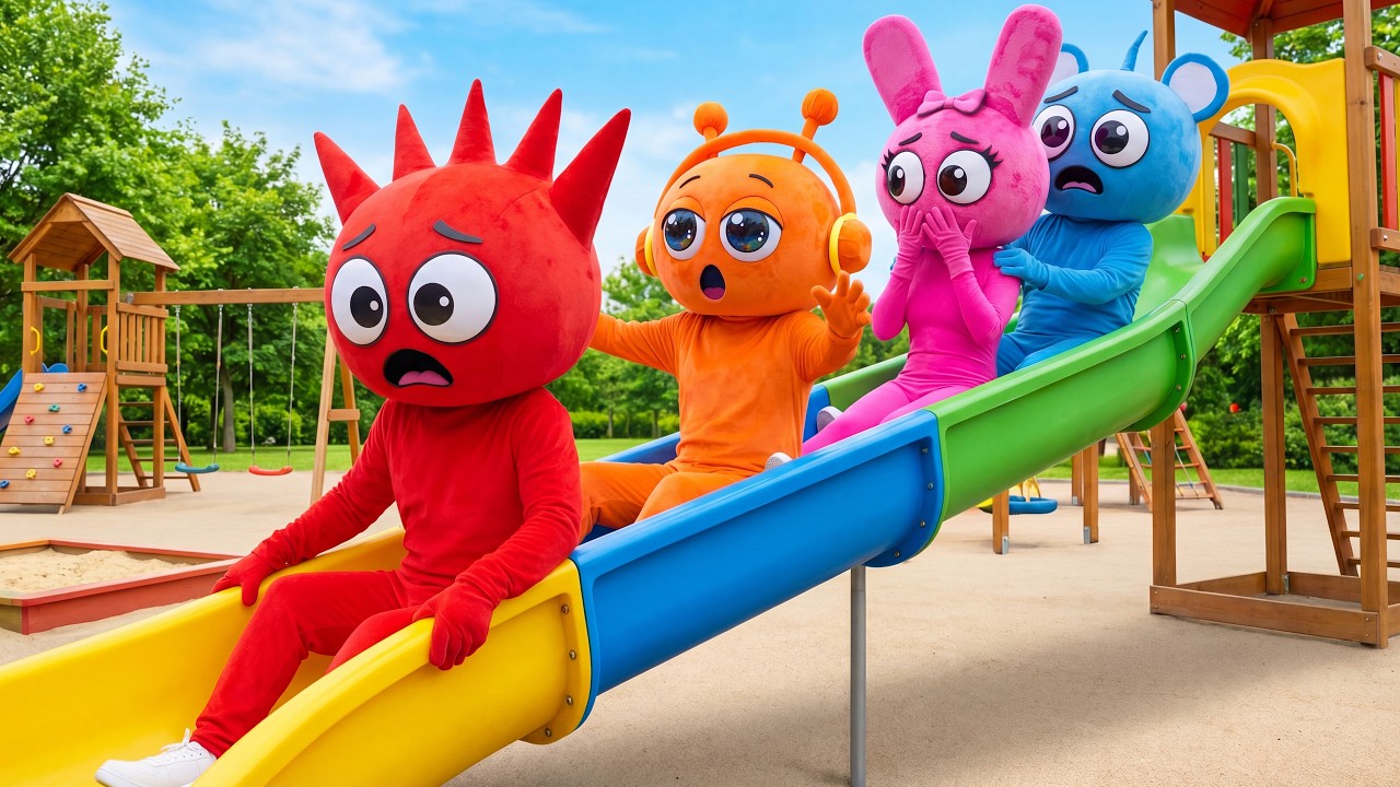 Pinki & Friends Go To The Amusement Park… Nonstop Fun! - YouTube