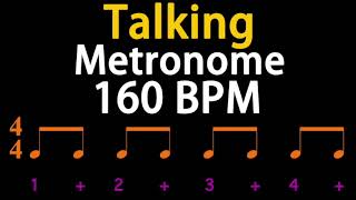 160BPM Talking Metronome (Eighth Note) 人聲節拍器