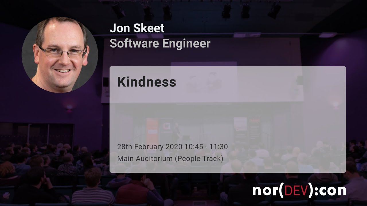 NorDevCon2020 - Day 2 - Part 3 - Jon Skeet