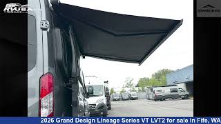 Wonderful 2026 Grand Design Lineage Series VT Class B RV For Sale in Fife, WA | RVUSA.com