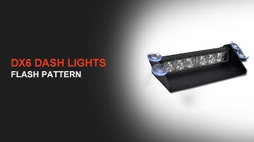 DX6 Dual Color Dash Light Flash Pattern | UnitSignal