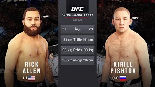 UFC 4 | Rick Allen vs Kirill Pishtov | Light Heavyweight | BL studio 39