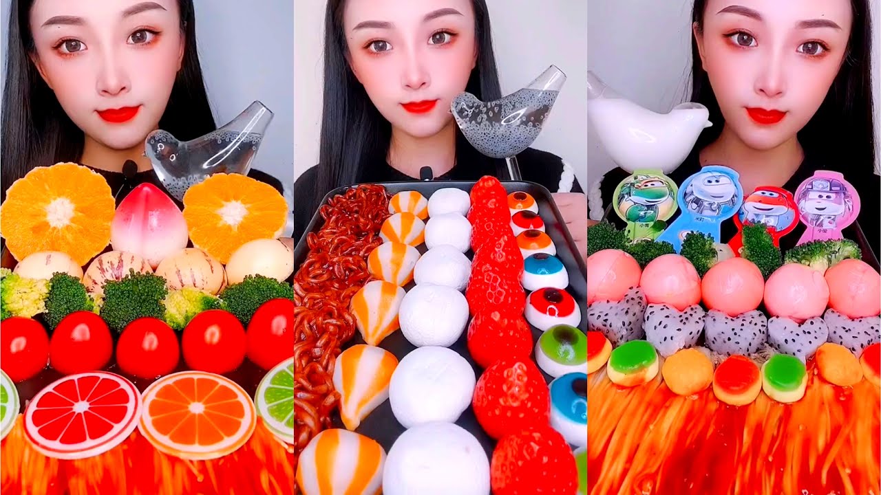 【ASMR】신기한물먹방 ASMR DRINKING#ASMRDRINKING#젤리물먹방#물먹방#4232