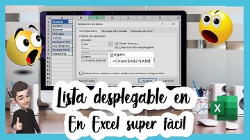 COMO CREAR UNA LISTA DESPLEGABLE EN EXCEL/ COMENTARIO  ¡FÁCIL Y RÁPIDO! 🎨🎨🎨