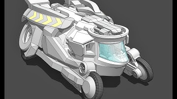 SciFi Sketchup Modeling Stream #26