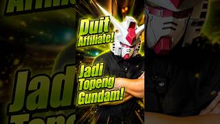 Dulu tak mampu. Hari ini guna duit affiliate beli topeng Gundam!  #shopeeytdeals