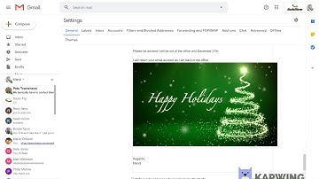 GMAIL: Forward emails/ Vacation responder