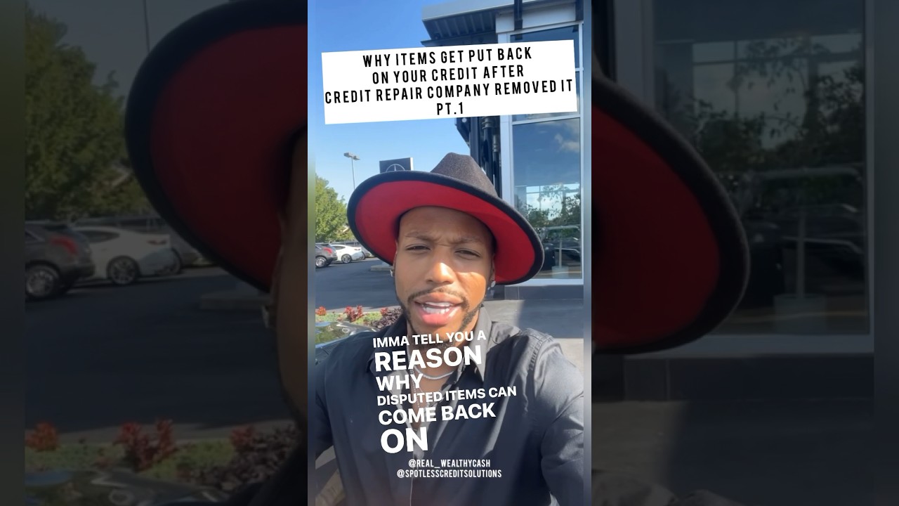 The reason why Negative Items can be Reinserted back onto your credit profile Pt.1🤔🧠 