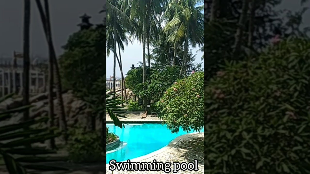 The Beauty of Swimming pool at Turi Beach Batam | Swim at Resort | 