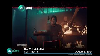 Zee Thirai India Continuity August 8, 2024