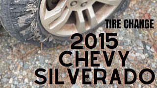 4 MINUTE TIRE CHANGE - 2015 CHEVY SILVERADO