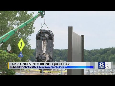 Car plunges into