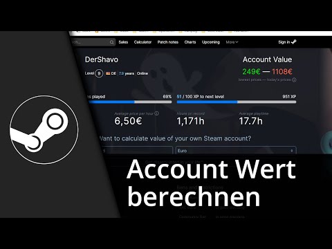 Steam Account Wert berechnen ✅ Tutorial [Deutsch/HD]