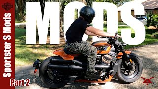 How to SoundBomb your Sportster S Modifications Part 2