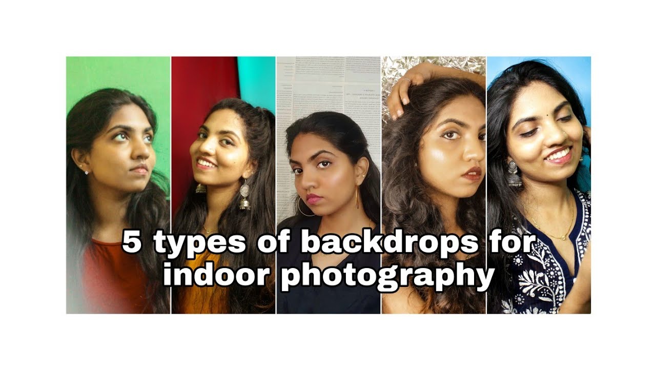 5 types of backdrops for indoor photography 📷 YouTube