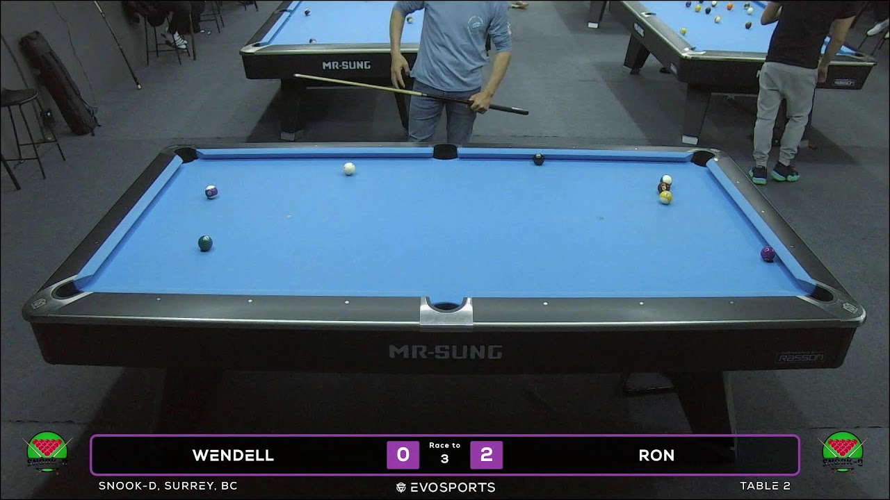 WENDELL vs RON - SNOOK-D - TABLE 2 | EvoSports