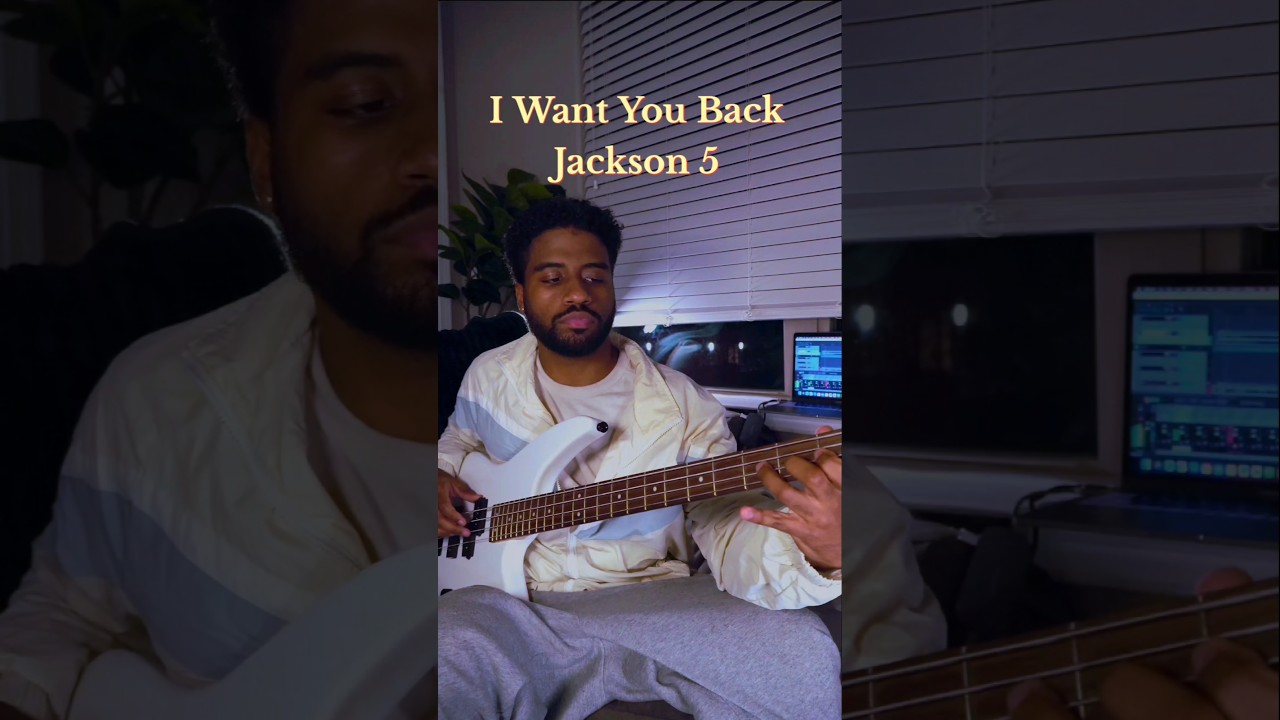 Groove Theory pt 12. I Want You Back - Jackson 5 #bass #cover #guiyar
