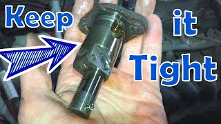 Timing chain tensioner  replacement Toyota Corolla Matrix Vibe Auris Scion xD oil leak