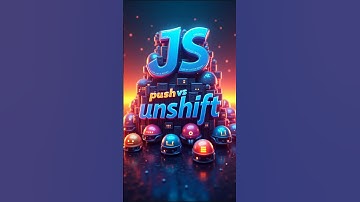push() vs unshift() in JavaScript 😱 | Learn in 20 Secs! #javascript #coding #shorts