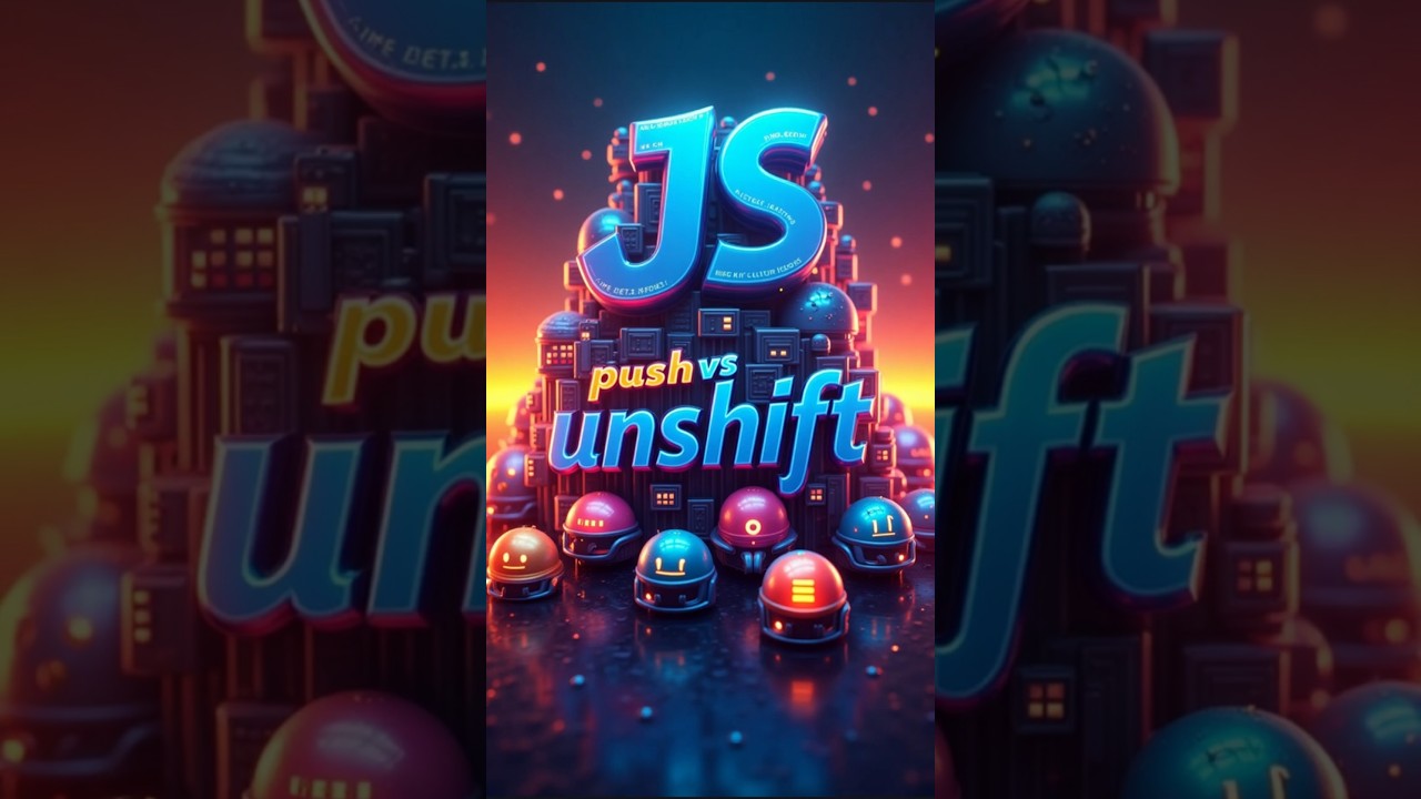push() vs unshift() in JavaScript 😱 | Learn in 20 Secs! 
