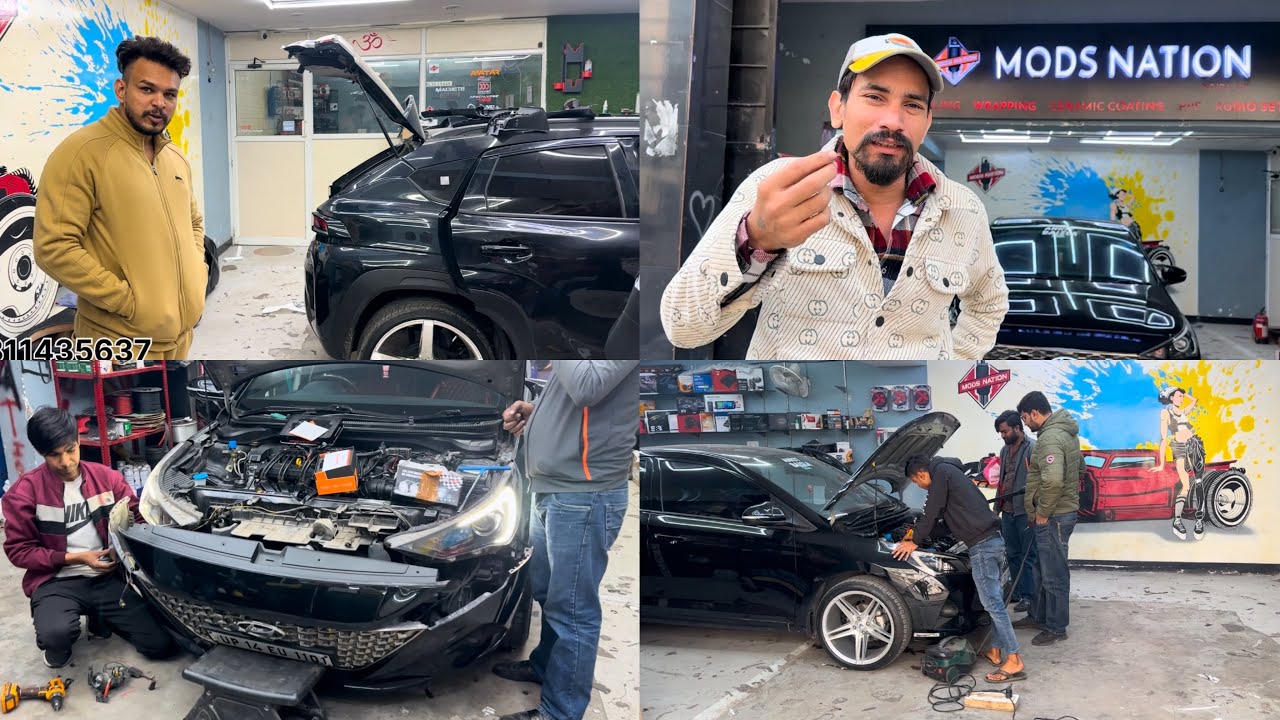 Loud and clear setup installed in Fronx ! 3 inch projector installed in Verna ! Setup under 50k 🔥❤️!